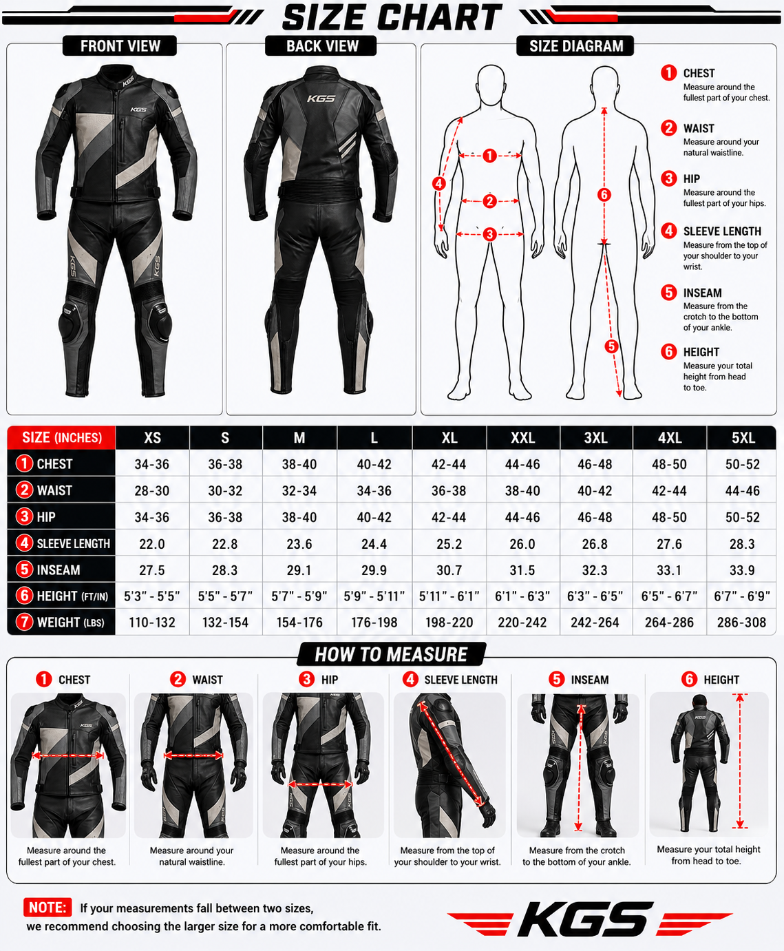 KGS TrailMaster-X Leather Adventure Suit – Black / Grey Edition