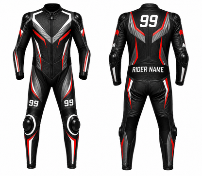 KGS Custom Racing Suit – Black / Red Edition